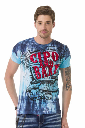 Cipo & Baxx T-shirt CT686 blue