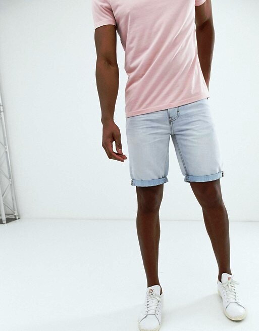 threadbare denim shorts