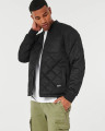 Hollister quilted bomber jacket