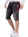 Cipo & Baxx riflové kraťasy CK224 black