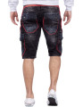 Cipo & Baxx riflové kraťasy CK224 black