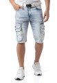Cipo & Baxx kraťasy CK306 ice blue