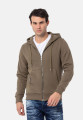 Mikina Cipo & Baxx CL556 khaki