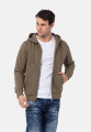 Mikina Cipo & Baxx CL556 khaki