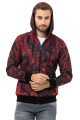 Cipo & Baxx mikina CL559 burgundy