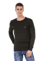 Cipo & Baxx sveter CP240 black 