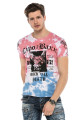 Cipo & Baxx T-shirt CT558 blue-pink