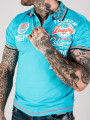 Polokošeľa Cipo & Baxx CT738 turquoise