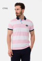 Cipo & Baxx poloshirt CT741 white-pink