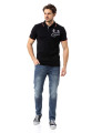 Polokošeľa Cipo & Baxx CT778 black