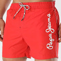 plavecké šortky Pepe Jeans PMB10393 Cherry red