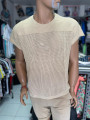 Tričko Lagos oversize beige