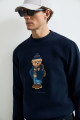 Lufian Teddy tričko brown, blue