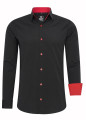 Košeľa Rusty Neal black - red