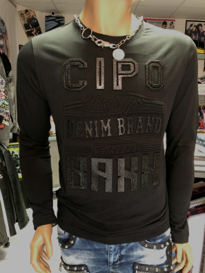 Cipo & Baxx tričko CL374 black