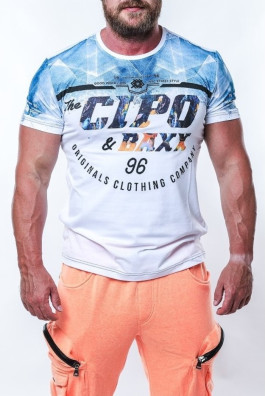 Tričko Cipo & Baxx CT612 white