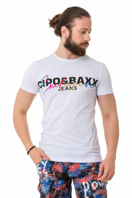 Cipo & Baxx T-shirt CT712 white