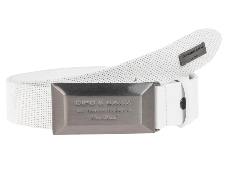 Cipo & Baxx belt CG195 white