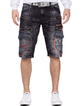 Cipo & Baxx denim shorts CK224 black