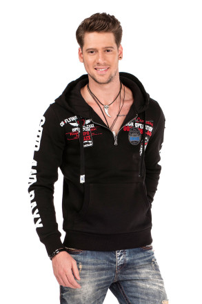 Cipo & Baxx mikina CL337 black