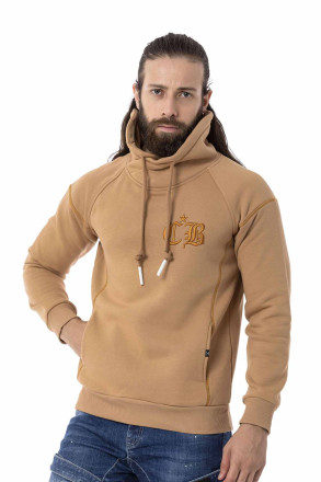 Mikina Cipo & Baxx CL529 brown