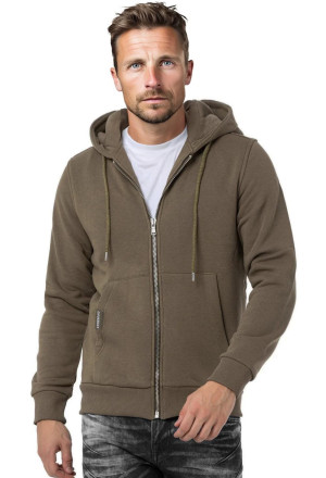 Cipo & Baxx cipzáros felső CL556 khaki