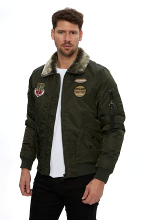 Cipo & Baxx bomber jacket CM232 green
