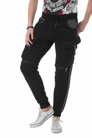 Cipo & Baxx sweatpants CR125A black