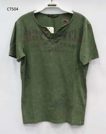 Cipo & Baxx póló CT504 khaki