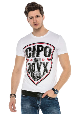 Cipo & Baxx T-shirt CT539 white