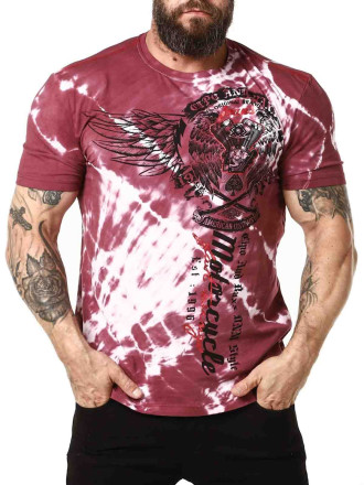 Cipo & Baxx T-shirt CT769 burgundy