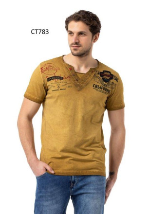 Cipo & Baxx T-shirt CT783 mustard