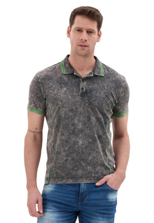Polokošeľa Cipo & Baxx CT852 anthracite 