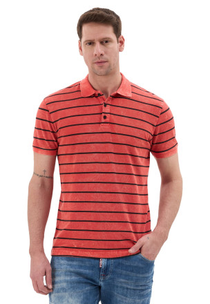 Polokošeľa Cipo & Baxx CT858 red
