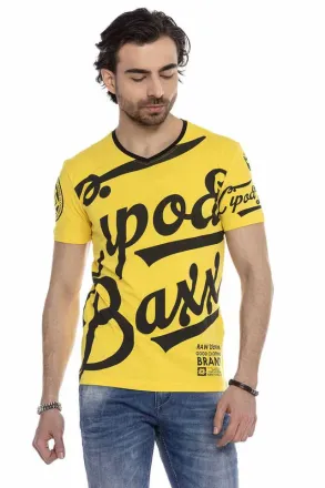 Tričko Cipo & Baxx CT635 yellow