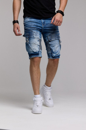 Cipo & Baxx denim shorts CK189 blue