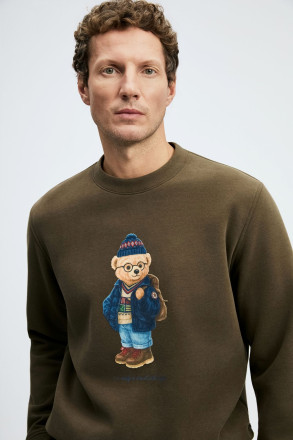 Lufian Teddy tričko brown, blue