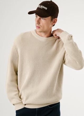 Pepe Jeans sweater PARKER CREW Base beige