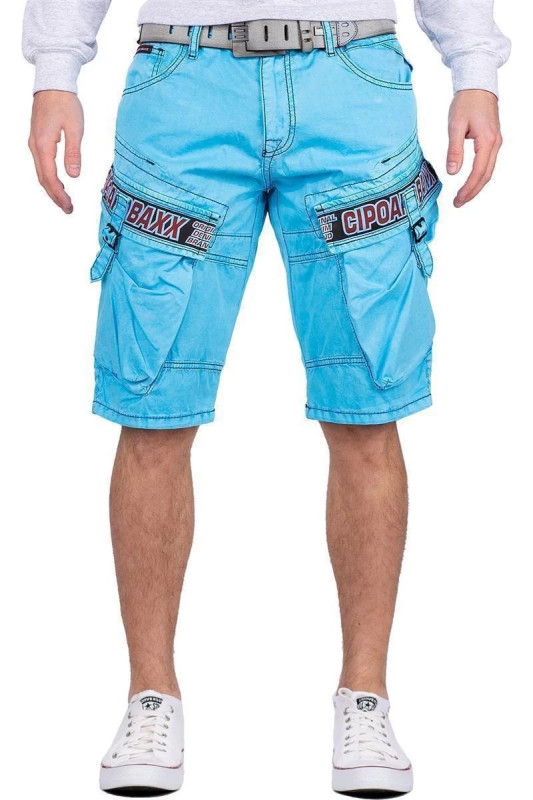 Cipo & Baxx kraťasy CK243 baby blue