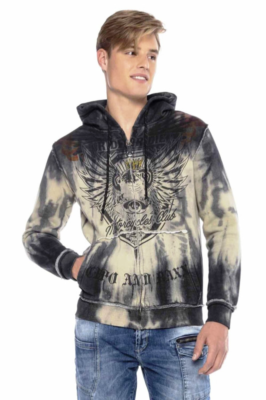 Mikina Cipo & Baxx CL404 grey