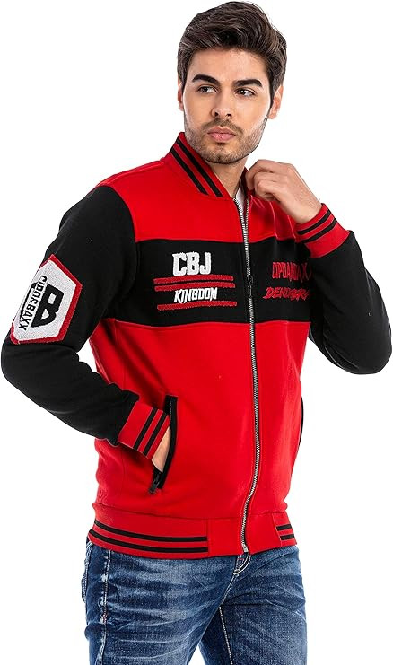  Mikina Cipo & Baxx CL500 red