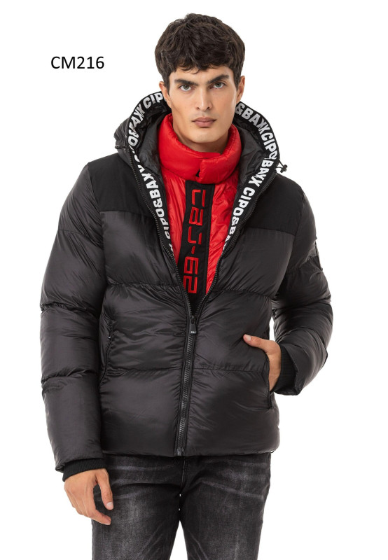 Cipo & baxx winter jacket CM216 black