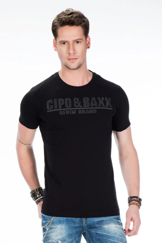 Tričko Cipo & Baxx CT358 black