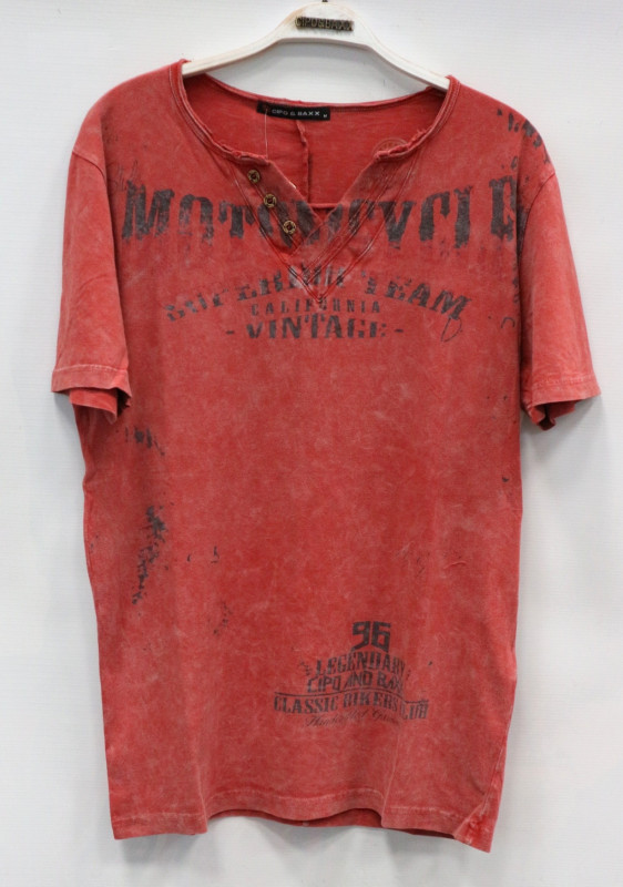 Tričko Cipo & Baxx CT504 red