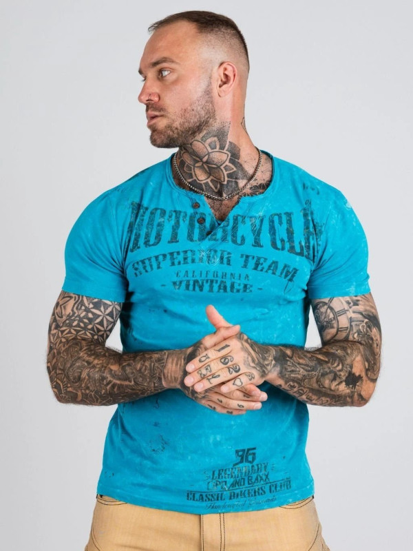 Tričko Cipo & Baxx CT504 baby blue