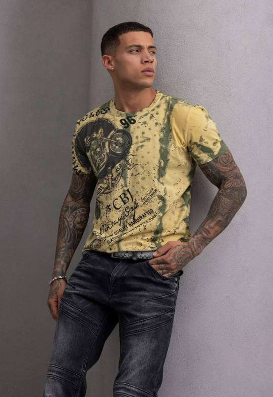 Cipo & Baxx T-shirt CT797 green Cipo & Baxx T-shirt CT797 green