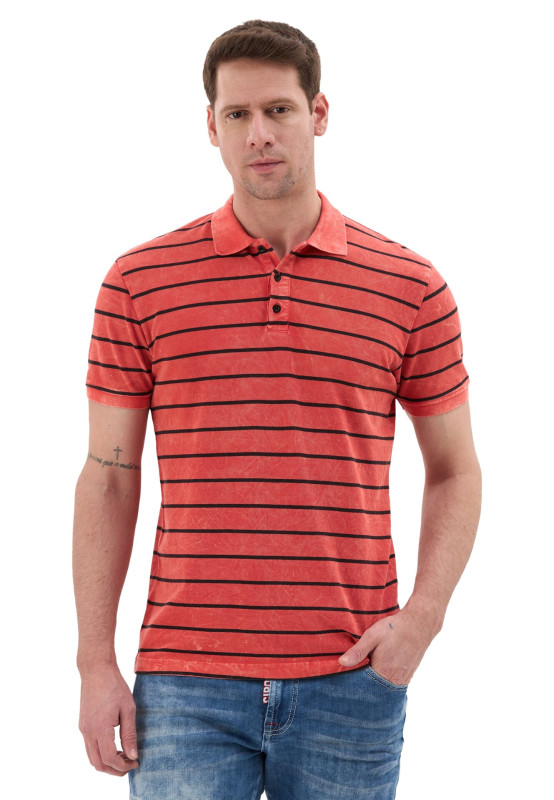 Polokošeľa Cipo & Baxx CT858 red