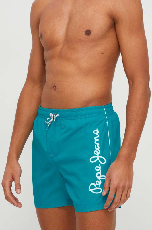 plavecké šortky Pepe Jeans PMB10393 Turquoise blue
